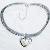 Three Loose Heart Necklace