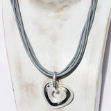 Three Loose Heart Necklace