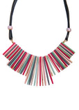 Bring out your playful side with this vibrantly, colourful necklace design
