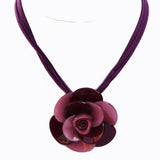 Flower rosette Necklace-Pendant 1527
