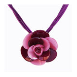 Flower rosette Necklace-Pendant 1527