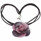Flower rosette Necklace-Pendant 1527