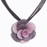 Flower rosette Necklace-Pendant 1527