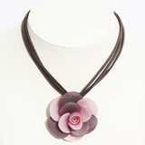 Flower rosette Necklace-Pendant 1527