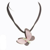 Pretty Butterfly Pendant-Necklace 1531