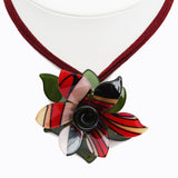 Stylish Flower Pendant-Necklace 1535