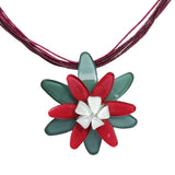 Romance-Water Lily Necklace 1546