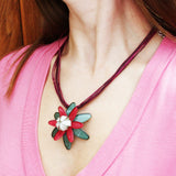 Romance-Water Lily Necklace 1546