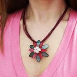 Romance-Water Lily Necklace 1546
