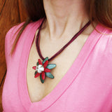 Romance-Water Lily Necklace 1546