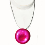 Simply Beautiful Necklace - Raspberry pink