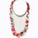 Shell Necklace - Angels, Floral Patterns