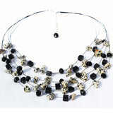 Layered Necklace - Dalmatian