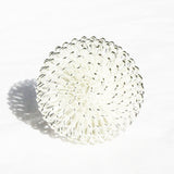 Ring In Tin Alloy Spirograph Silver.