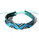 Real Leather Frenship Bracelet - Zig Zag