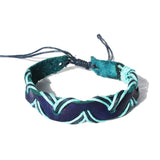 Real Leather Frenship Bracelet - Zig Zag