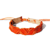 Real Leather Frenship Bracelet - Zig Zag