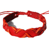 Real Leather Frenship Bracelet - Zig Zag