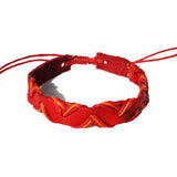 Real Leather Frenship Bracelet - Zig Zag