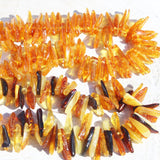 Amber Necklace - Spikes