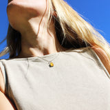 Silver Honey/Green/Lemon Baltic Amber Studs - Rhombus