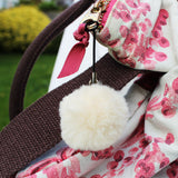 Pom Pom Charm, soft and fluffy charm for your outfit or accessory, phone/bag/key
