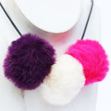 Pom Pom Charm, soft and fluffy charm for your outfit or accessory, phone/bag/key