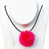 Pom Pom Charm, soft and fluffy charm for your outfit or accessory, phone/bag/key