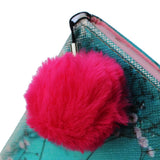 Pom Pom Charm, soft and fluffy charm for your outfit or accessory, phone/bag/key