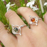 Honey Baltic Amber Ring