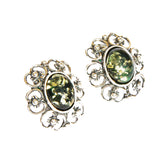 Classic Vintage Oval Amber Pendant