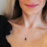 Classic Solid Marquise Honey or Green Amber Jewellery