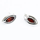 Classic Solid Marquise Honey or Green Amber Jewellery