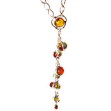 Impressive Baltic Amber Silver Necklace