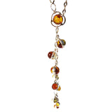 Impressive Baltic Amber Silver Necklace