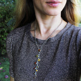 Impressive Baltic Amber Silver Necklace