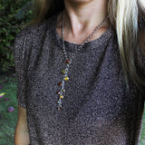 Impressive Baltic Amber Silver Necklace