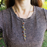 Impressive Baltic Amber Silver Necklace