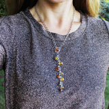 Impressive Baltic Amber Silver Necklace