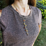 Impressive Baltic Amber Silver Necklace