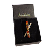 Stunning sterling silver 925 cross fittings and small square multicolour baltic amber pieces used to make this pendant