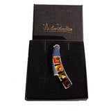 Modern sterling silver 925 fittings and four small square multicolour baltic amber pieces used to make this pendant