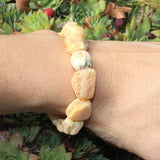 Unpolished Butterscotch Amber Bracelet