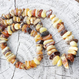 Chunky Unpolished/Raw Amber Necklace