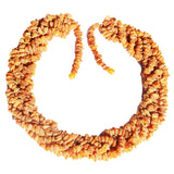 Unpol Honey Amber Necklace Triple