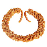 Unpol Honey Amber Necklace Triple