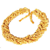 Unpol Honey Amber Necklace Triple