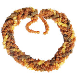 Unpol Honey Amber Necklace Triple