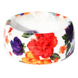 Wide FLORAL BANGLES