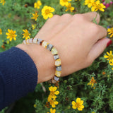 Unpolished Baltic Amber tube bead Necklace